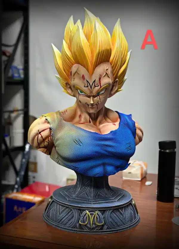 Dragon Ball DIM Studio Majin Vegeta Bust Resin Statue 1 jpg