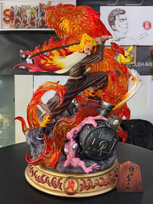 Kimetsu No Yaiba LC Studio Rengoku Kyoujurou Resin Statue 1 jpg