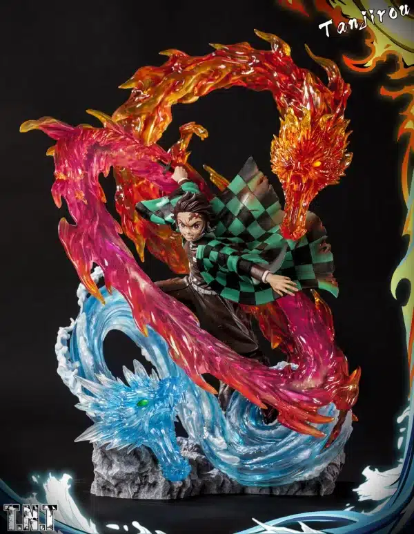 Kimetsu No Yaiba TNT Studio Tanjiro Kamado Resin Statue 4 jpg