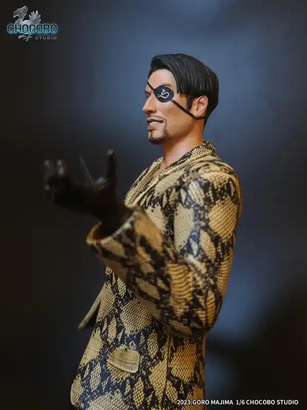 Like a Dragon Chocobo studio Goro Majima Resin Statue 4 jpg