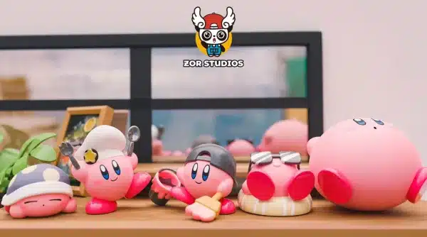 Mario Bros ZOR Studio Kirby 2.0 Resin Statue 1 jpg