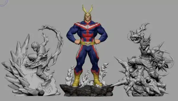 My Hero Academia Player 1 All Might Resin Statue 1 jpg