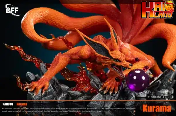 Naruto BFF Studio Kurama Resin Statue 4