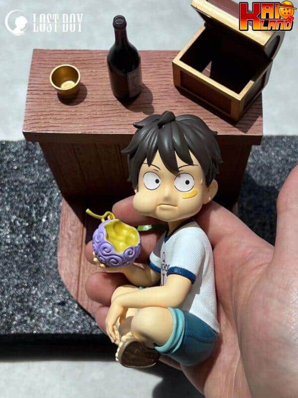 One Piece Lost Boy Studio Childhood Luffy Resin Statue 3