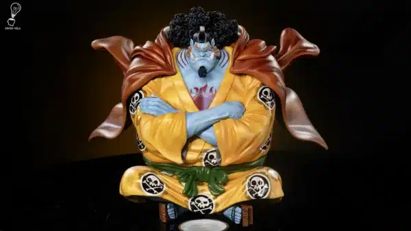 One Piece Brain Hole Studio Sitting Jinbe Resin Statue 1 jpg