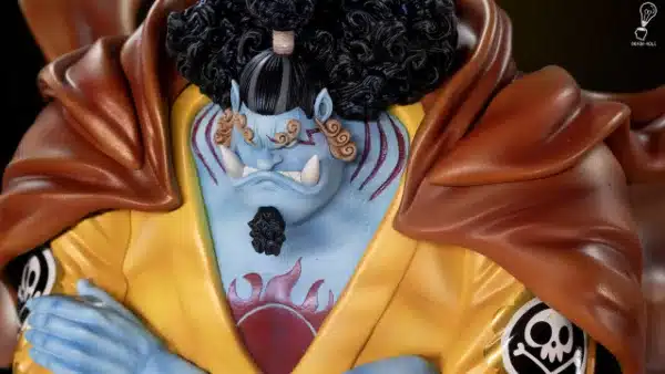 One Piece Brain Hole Studio Sitting Jinbe Resin Statue 4 jpg