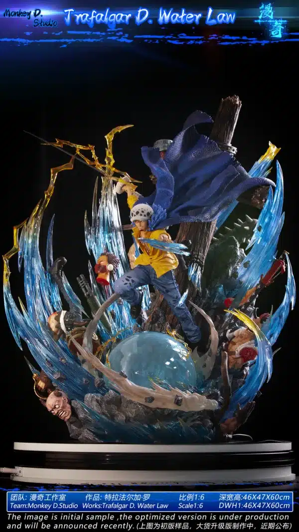 One Piece Monkey D Studio Trafalgar Law Resin Statue 6 jpg