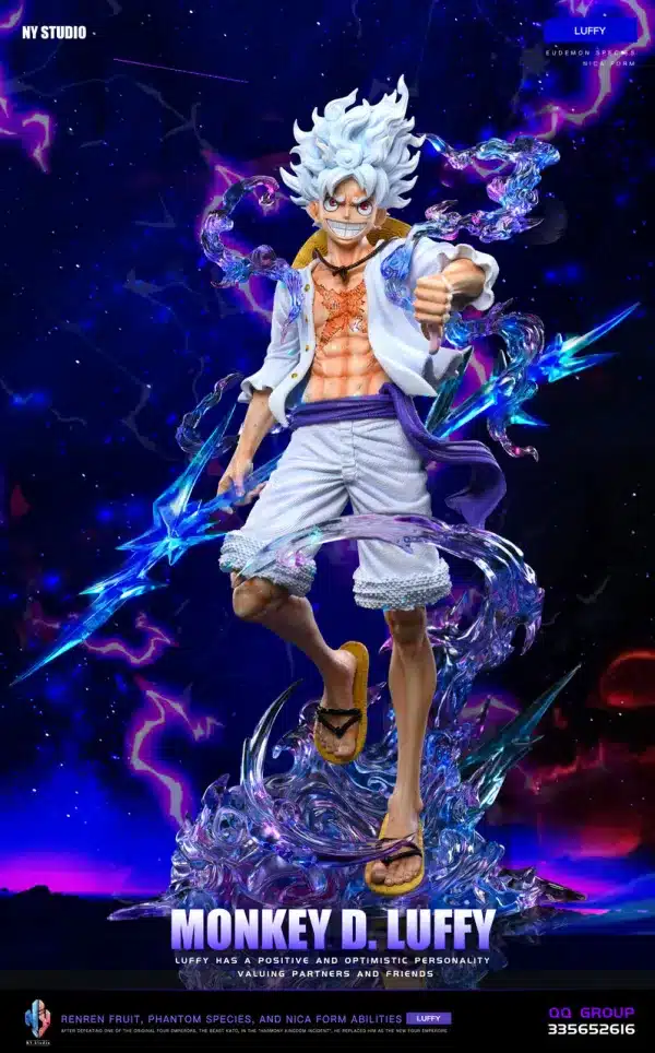 One Piece NY Studio Nika Luffy Resin Statue 1 jpg