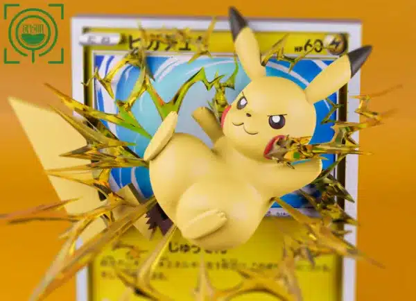 Pokemon Geisha Studio Pikachu Resin Statue 2 jpg