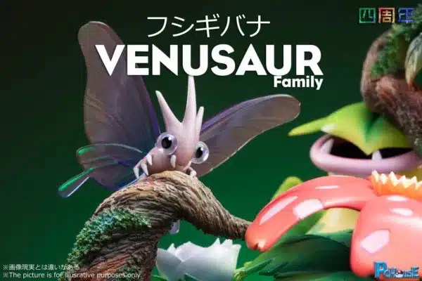Pokemon Pc House Studio Venusaur Family Resin Statue 5 jpg
