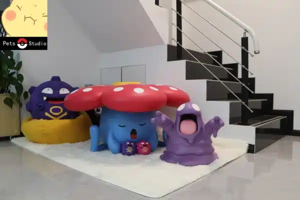 Pokemon Pets Studio Super Vileplume Resin Statue 4 jpg