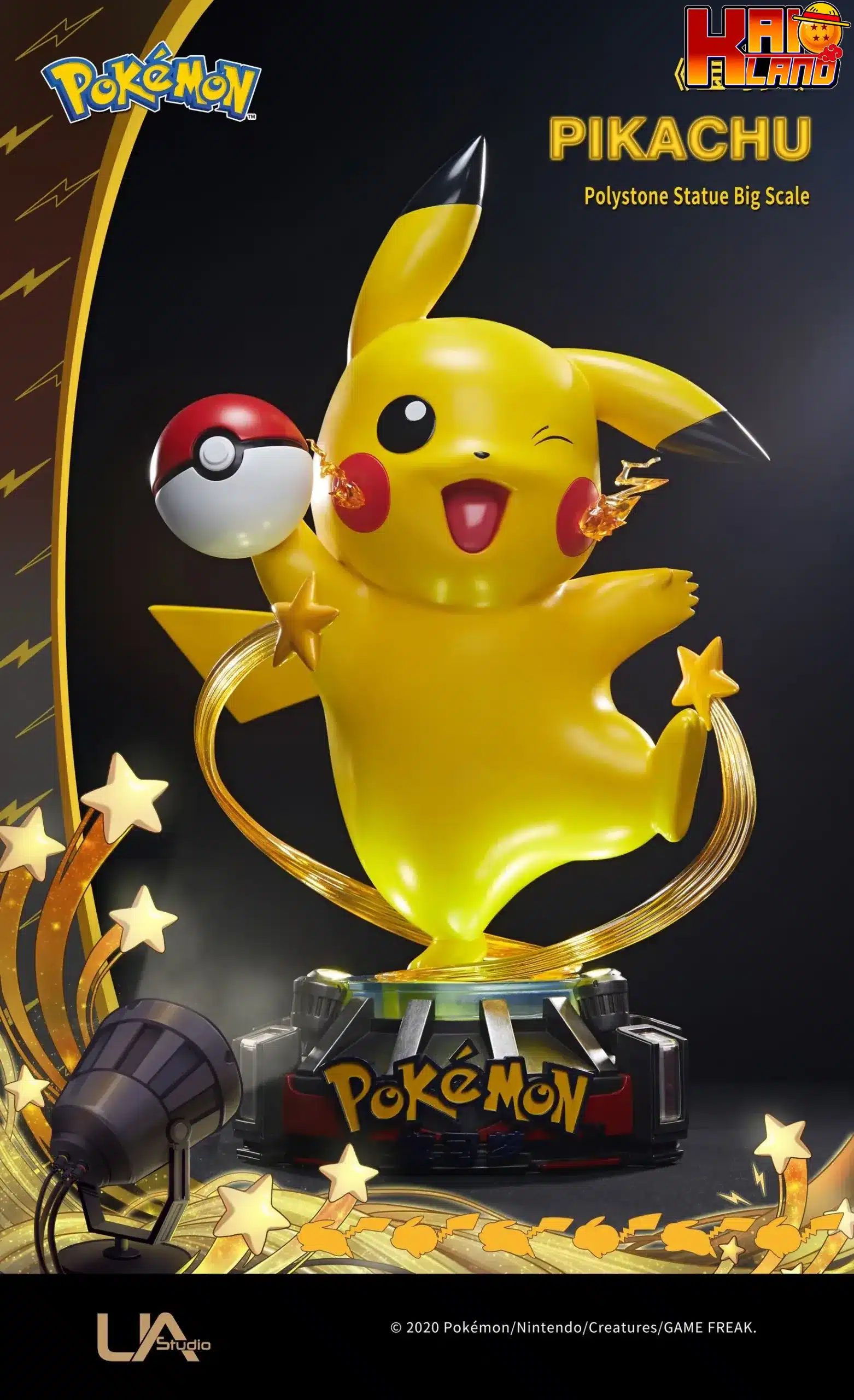 Pokemon Pc House Studio Yellow Resin Statue - Kaioland