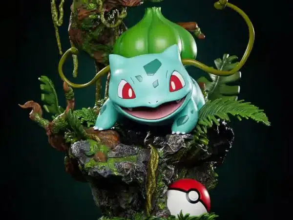 Pokemon Unique Art Studio Bulbasaur Resin Statue 1 jpg