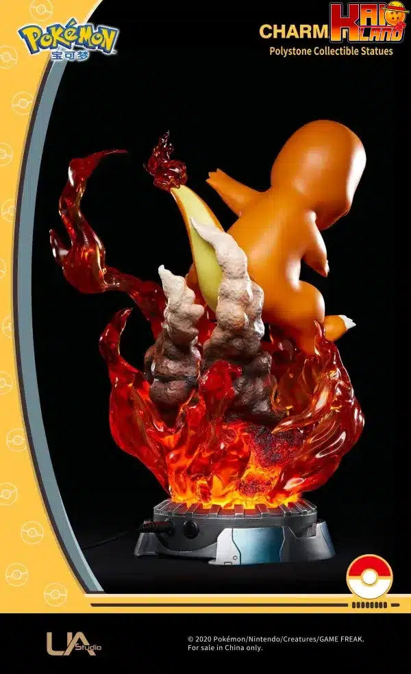 Pokemon Unique Art Studio Charmander Licensed Resin Statue 4 scaled