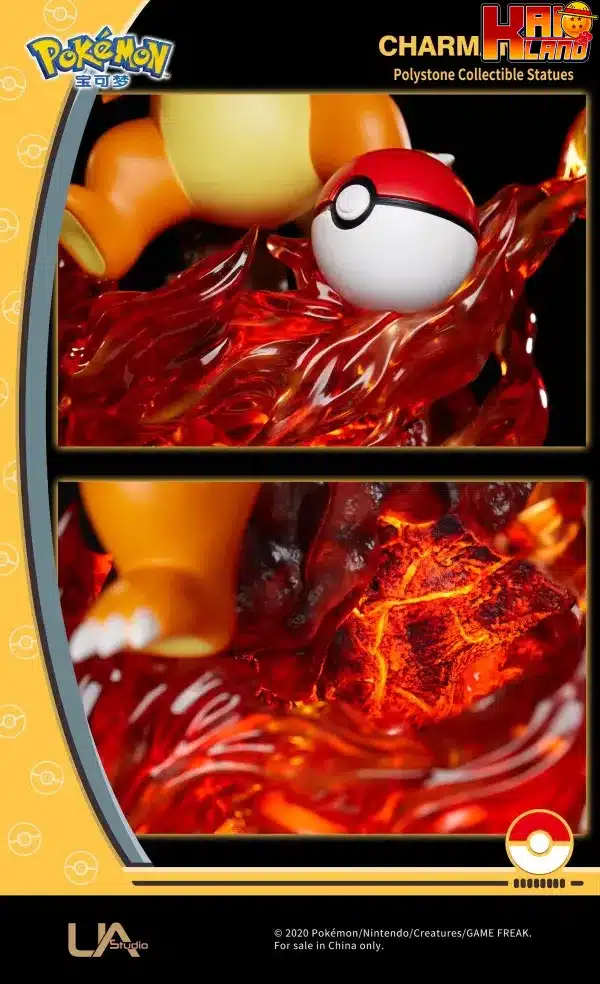 Pokemon Unique Art Studio Charmander Licensed Resin Statue 5 scaled