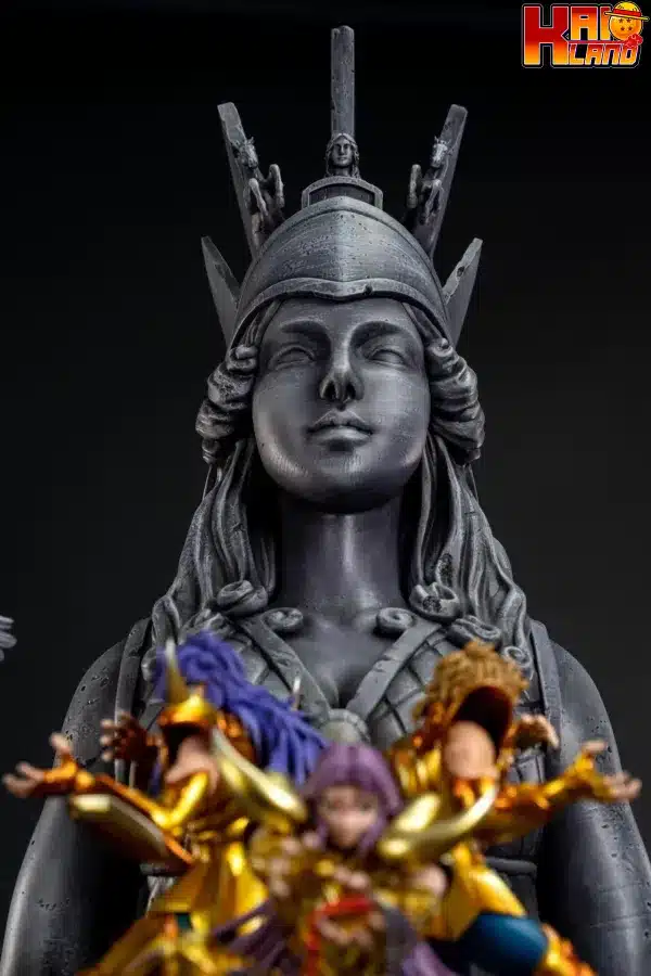 Saint Seiya Zodiakos Studio Athena Exclamation Resin Statue 5