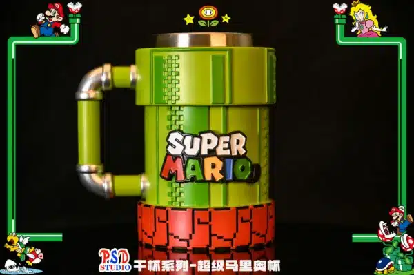 Super Mario PSD Studio Super Mario Cup Resin Statue 1 jpg