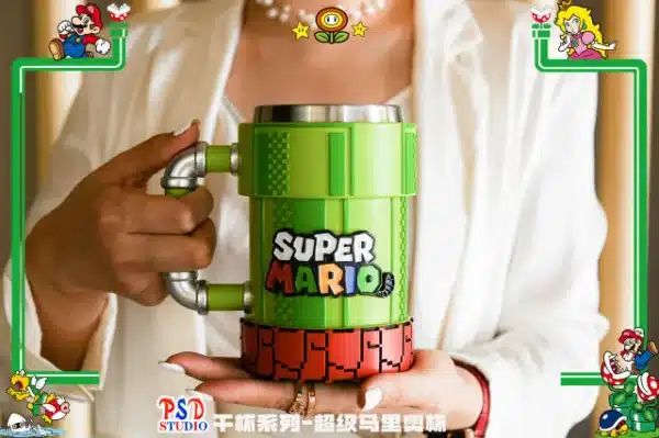 Super Mario PSD Studio Super Mario Cup Resin Statue 3 jpg