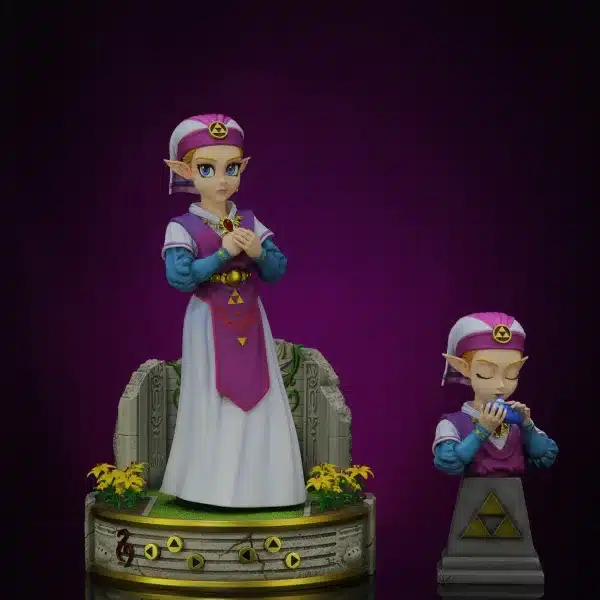 The Legend of Zelda Kintsukuroi Creations Princess Zelda Resin Statue 1 min scaled