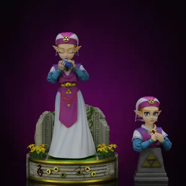 The Legend of Zelda Kintsukuroi Creations Princess Zelda Resin Statue 2 min scaled