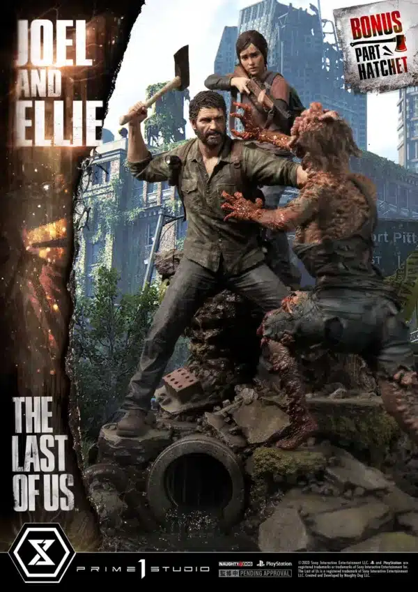 The Last of Us Prime 1 Statue Ultimate Premium Masterline Joel x Ellie Licensed Resin Statue 1