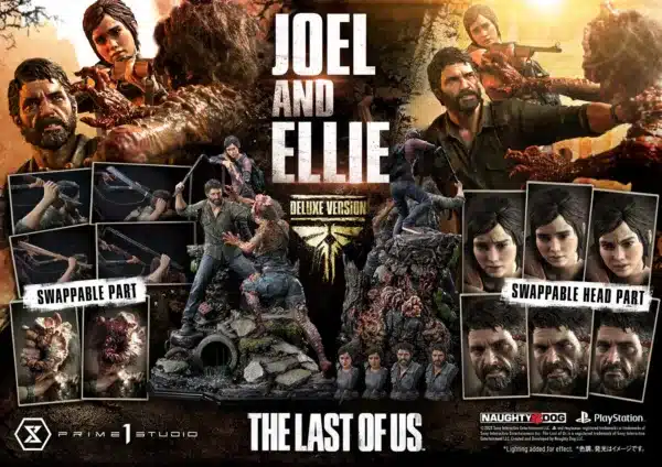 The Last of Us Prime 1 Statue Ultimate Premium Masterline Joel x Ellie Licensed Resin Statue 7