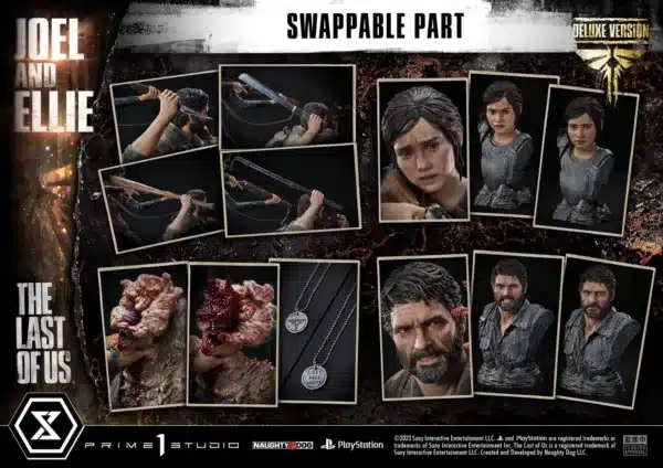 The Last of Us Prime 1 Statue Ultimate Premium Masterline Joel x Ellie Licensed Resin Statue 8