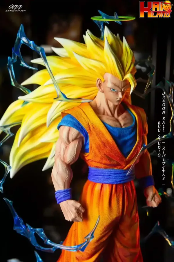 Dragon Ball BUU Studio SS3 Goku Resin Statue 2