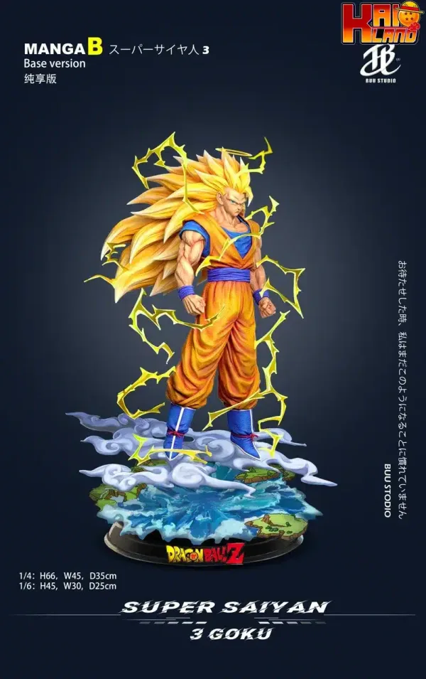 Dragon Ball BUU Studio SSJ3 Goku Resin Statue 4 2 jpg