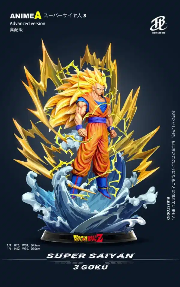 Dragon Ball BUU Studio SSJ3 Goku Resin Statue 5 2 jpg