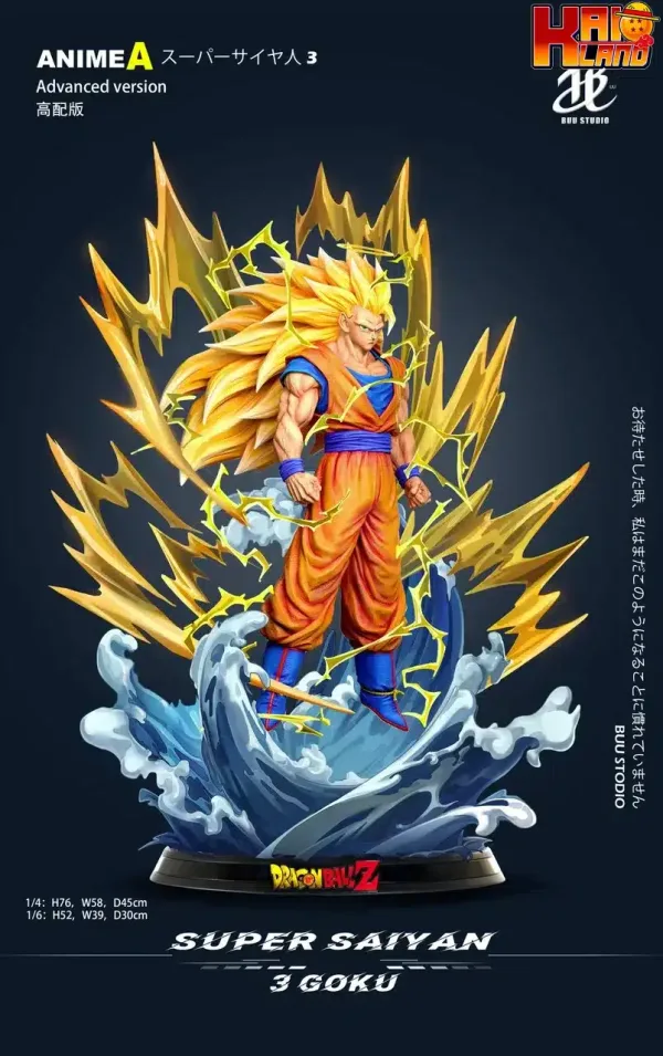 Dragon Ball BUU Studio SSJ3 Goku Resin Statue 5 2 jpg