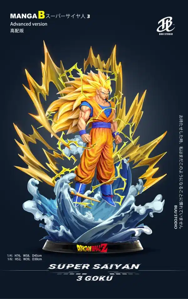 Dragon Ball BUU Studio SSJ3 Goku Resin Statue 6 2 jpg