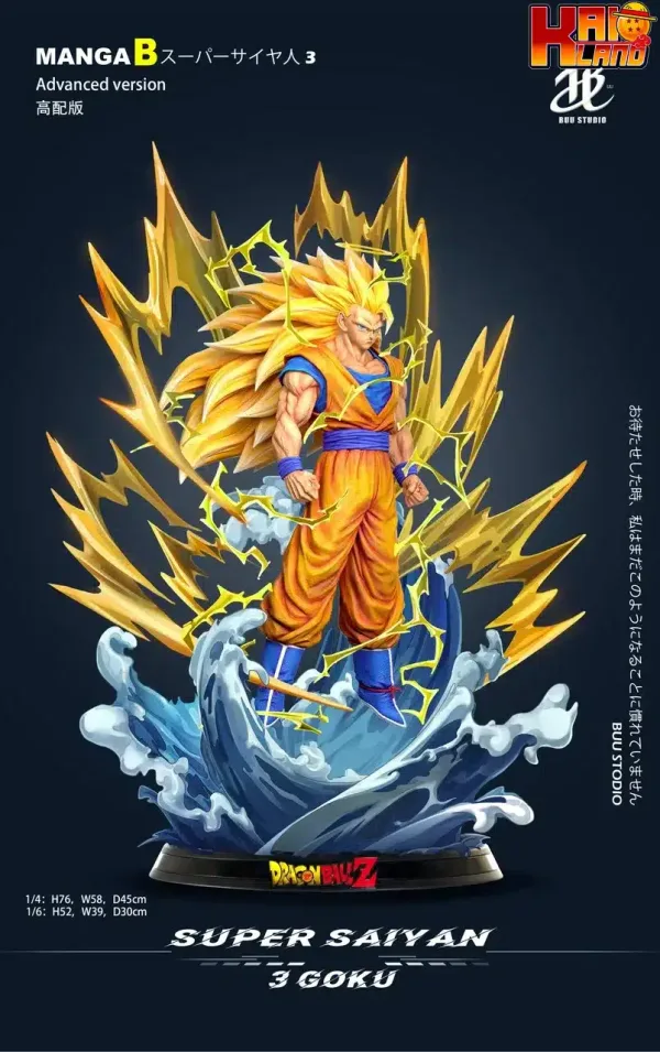 Dragon Ball BUU Studio SSJ3 Goku Resin Statue 6 2 jpg