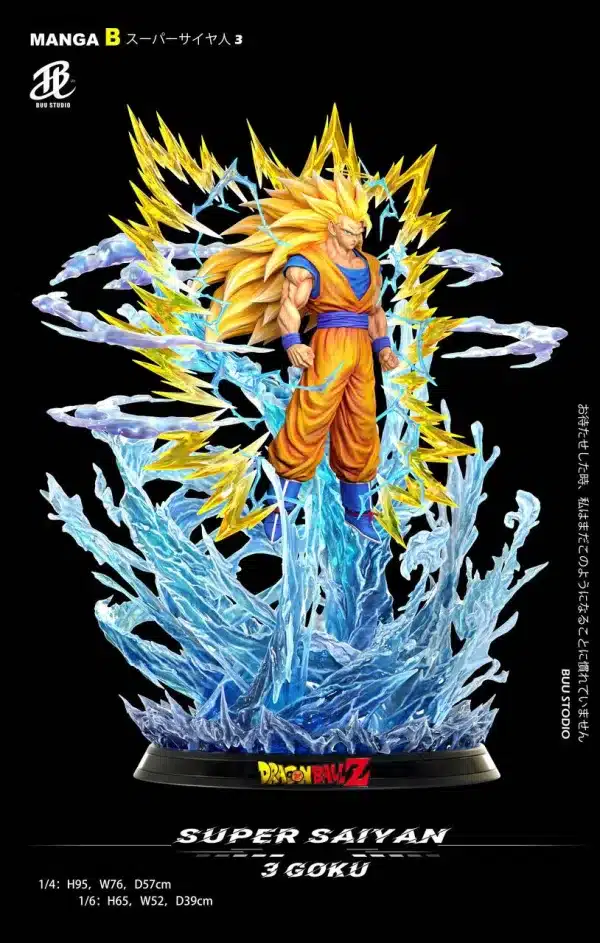 Dragon Ball BUU Studio SSJ3 Goku Resin Statue 8 2 jpg