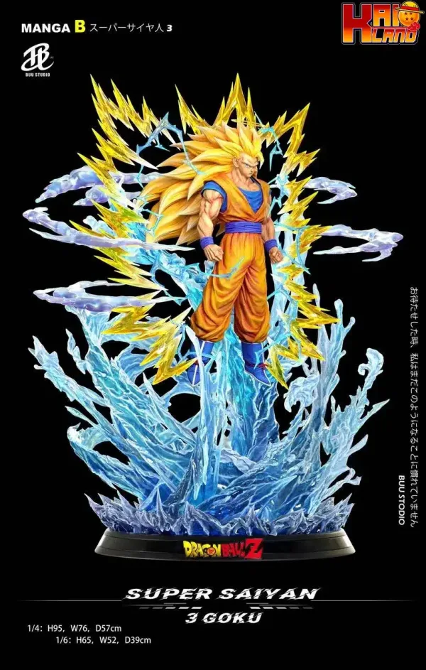 Dragon Ball BUU Studio SSJ3 Goku Resin Statue 8 2 jpg