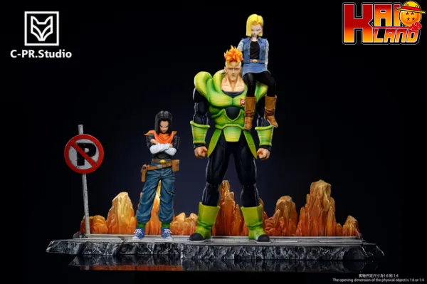 Dragon Ball CPR Studio Sitting Android 18 Resin Statue 6