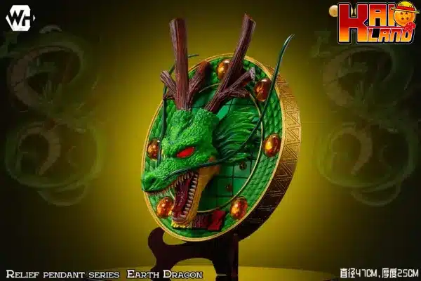 Dragon Ball WH Studio Earth Shenron Wall Mount Resin Statue 2