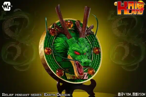 Dragon Ball WH Studio Earth Shenron Wall Mount Resin Statue 3