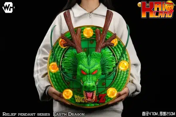 Dragon Ball WH Studio Earth Shenron Wall Mount Resin Statue 4