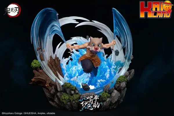 Kimetsu No Yaiba Infinity Studio Hashibira Inosuke Licensed Resin Statue 1 jpg