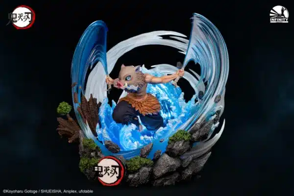 Kimetsu No Yaiba Infinity Studio Hashibira Inosuke Licensed Resin Statue 4 jpg