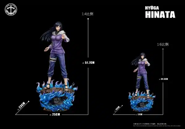 Naruto Surge Studio Hyuga Hinata x Hyuga Neji Resin Statue 3 scaled