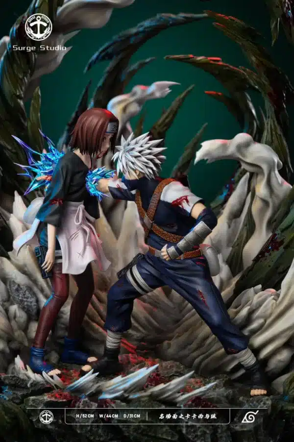 Naruto Surge Studio Kakashi x Rin Resin Statue 2 jpeg