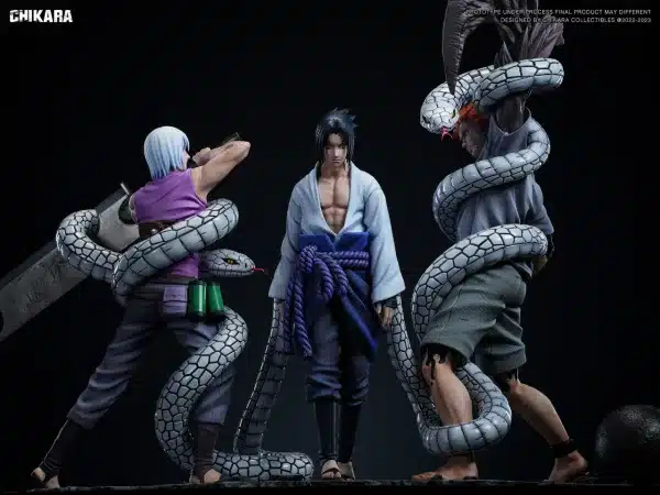 Naruto Chikara Studio Uchiha Sasuke Resin Statue 1 jpg