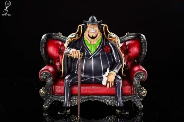 One Piece Brain Hole Studio Sitting Capone Bege Resin Statue 1 jpg