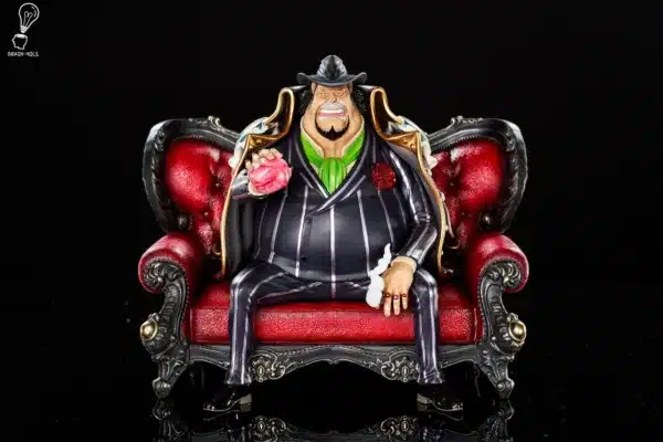 One Piece Brain Hole Studio Sitting Capone Bege Resin Statue 7 jpg