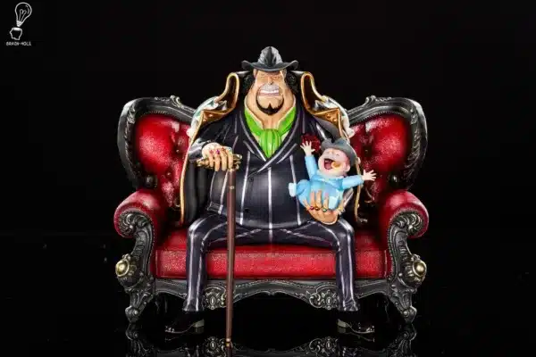 One Piece Brain Hole Studio Sitting Capone Bege Resin Statue 8 jpg