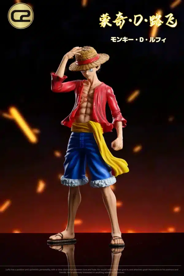 One Piece C2 Studio Monkey D Luffy Resin Statue 1 scaled