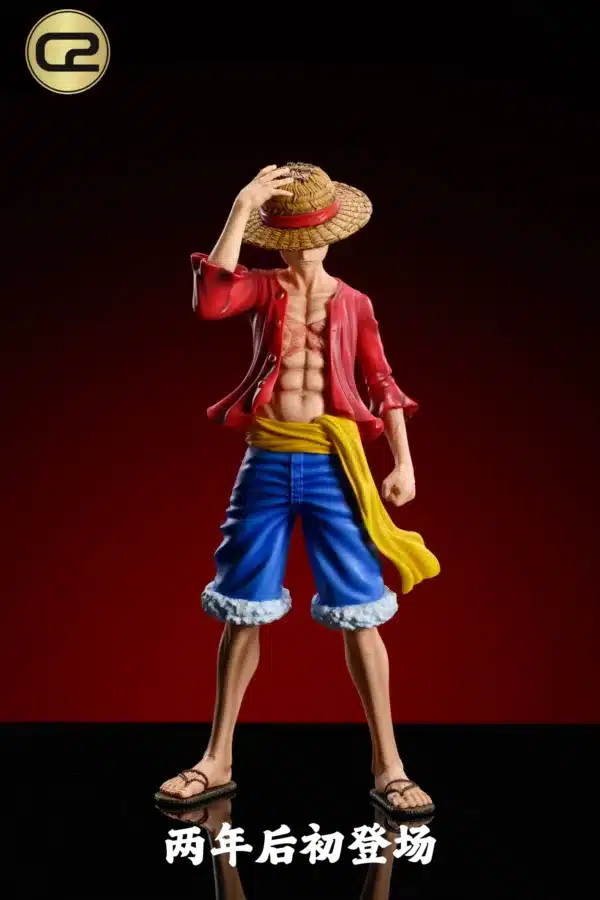 One Piece C2 Studio Monkey D Luffy Resin Statue 2 scaled