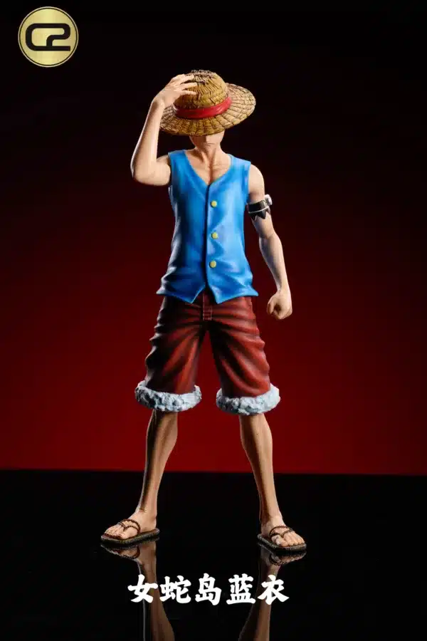 One Piece C2 Studio Monkey D Luffy Resin Statue 4 scaled